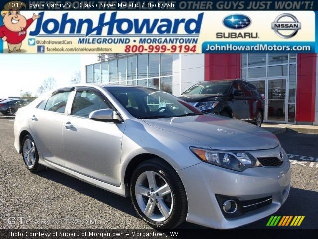 2012 Toyota Camry SE in Classic Silver Metallic