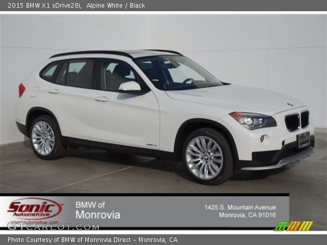 2015 BMW X1 sDrive28i in Alpine White