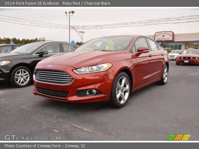 2014 Ford Fusion SE EcoBoost in Ruby Red