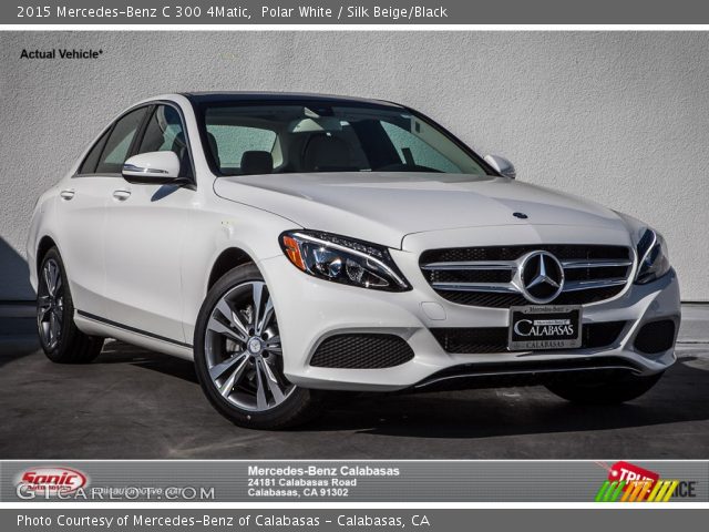 2015 Mercedes-Benz C 300 4Matic in Polar White