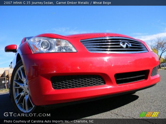 2007 Infiniti G 35 Journey Sedan in Garnet Ember Metallic
