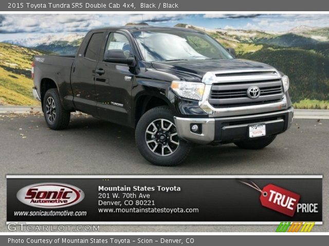 2015 Toyota Tundra SR5 Double Cab 4x4 in Black