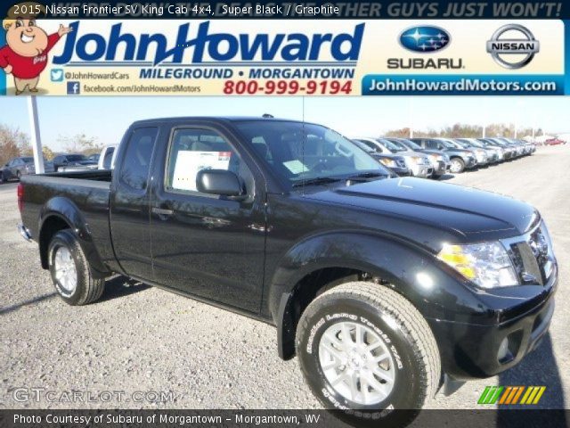 2015 Nissan Frontier SV King Cab 4x4 in Super Black