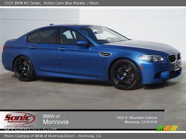 2015 BMW M5 Sedan in Monte Carlo Blue Metallic