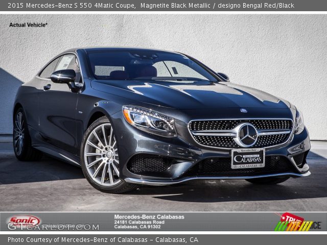 2015 Mercedes-Benz S 550 4Matic Coupe in Magnetite Black Metallic