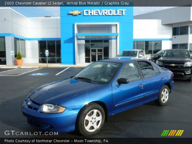 2003 Chevrolet Cavalier LS Sedan in Arrival Blue Metallic