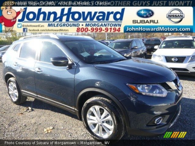 2015 Nissan Rogue SV AWD in Arctic Blue Metallic