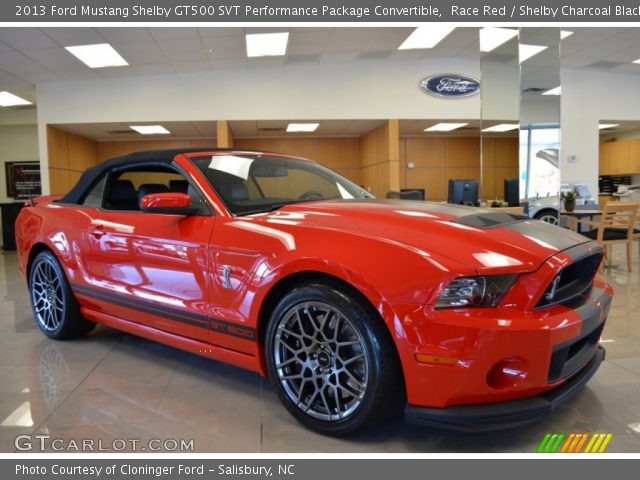 2013 Ford Mustang Shelby GT500 SVT Performance Package Convertible in Race Red