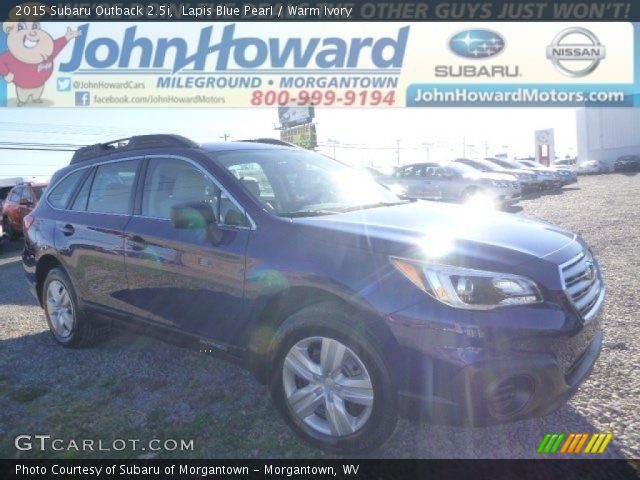 2015 Subaru Outback 2.5i in Lapis Blue Pearl