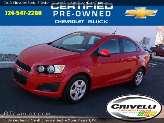 2013 Chevrolet Sonic LS Sedan in Victory Red