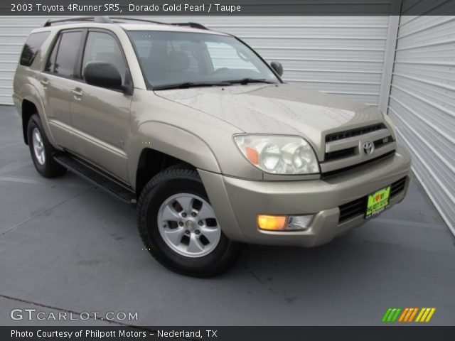 2003 Toyota 4Runner SR5 in Dorado Gold Pearl