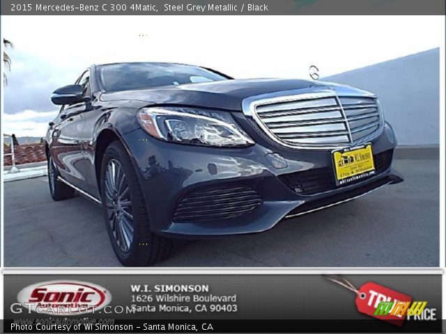 2015 Mercedes-Benz C 300 4Matic in Steel Grey Metallic
