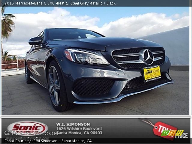 2015 Mercedes-Benz C 300 4Matic in Steel Grey Metallic