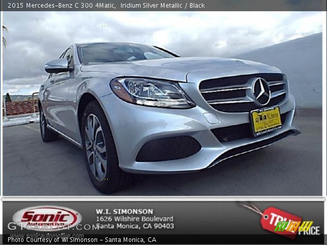 2015 Mercedes-Benz C 300 4Matic in Iridium Silver Metallic