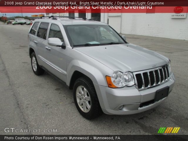 2008 Jeep Grand Cherokee Overland 4x4 in Bright Silver Metallic