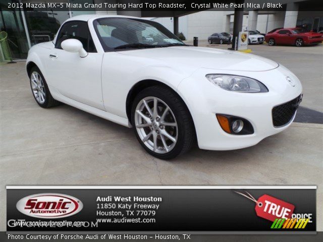2012 Mazda MX-5 Miata Grand Touring Hard Top Roadster in Crystal White Pearl Mica