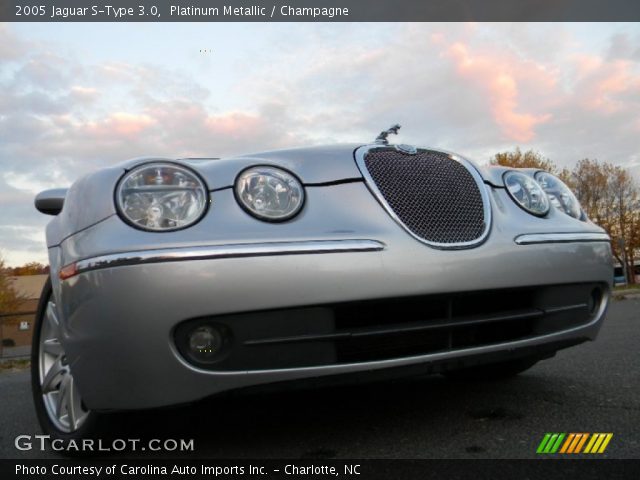 2005 Jaguar S-Type 3.0 in Platinum Metallic