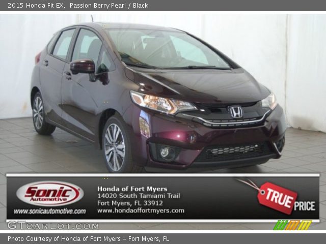 2015 Honda Fit EX in Passion Berry Pearl