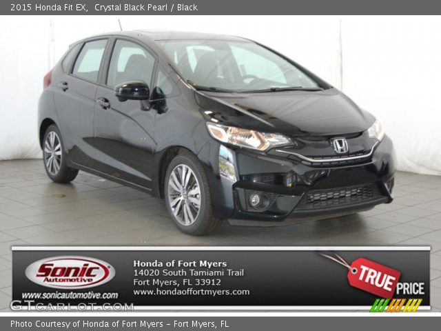 2015 Honda Fit EX in Crystal Black Pearl