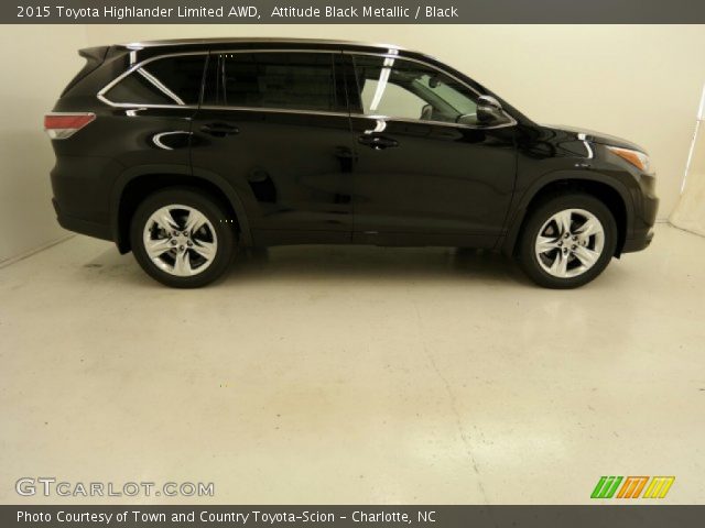 2015 Toyota Highlander Limited AWD in Attitude Black Metallic