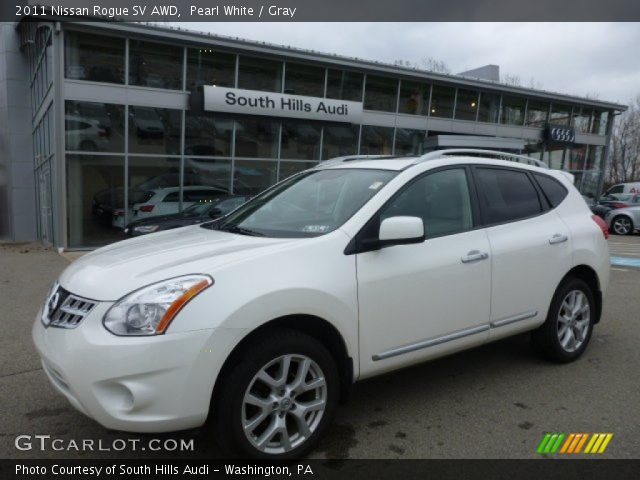 2011 Nissan Rogue SV AWD in Pearl White