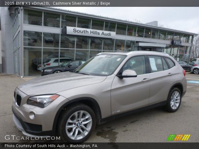 2015 BMW X1 xDrive28i in Cashmere Silver Metallic