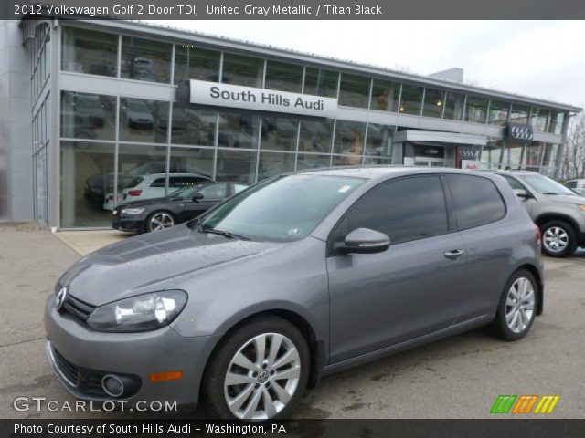 2012 Volkswagen Golf 2 Door TDI in United Gray Metallic
