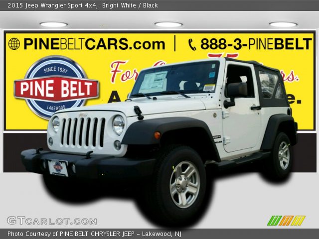 2015 Jeep Wrangler Sport 4x4 in Bright White