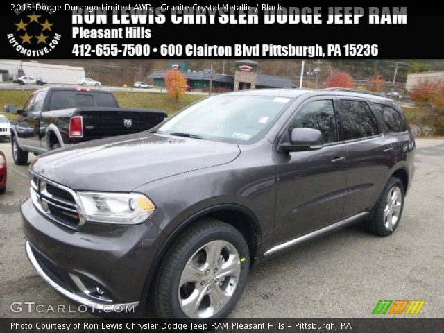 2015 Dodge Durango Limited AWD in Granite Crystal Metallic