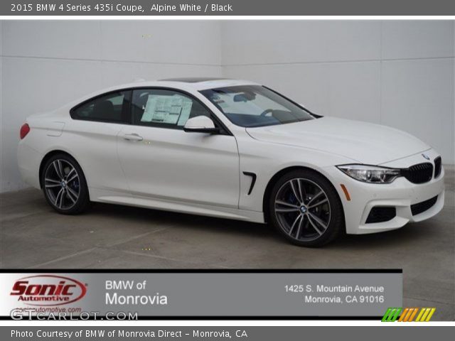 2015 BMW 4 Series 435i Coupe in Alpine White
