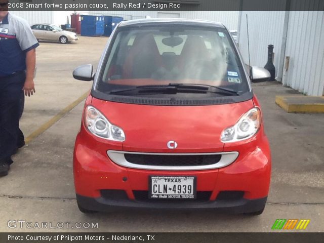 2008 Smart fortwo passion coupe in Rally Red