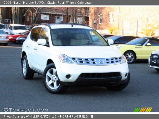 2005 Nissan Murano S AWD in Glacier Pearl White