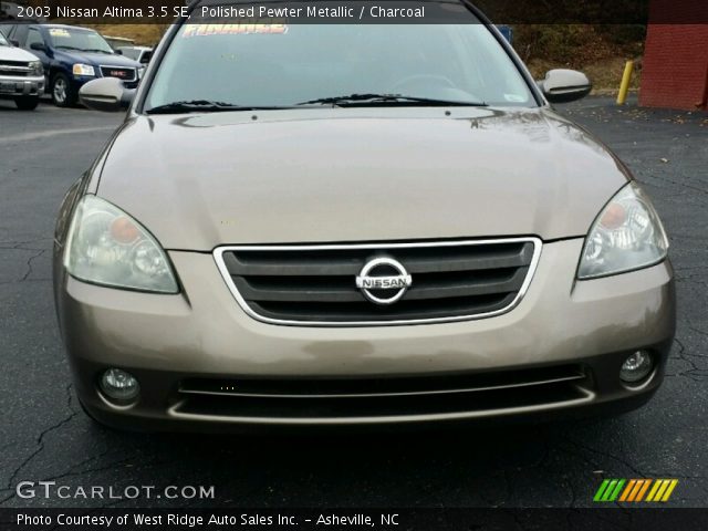 2003 Nissan Altima 3.5 SE in Polished Pewter Metallic