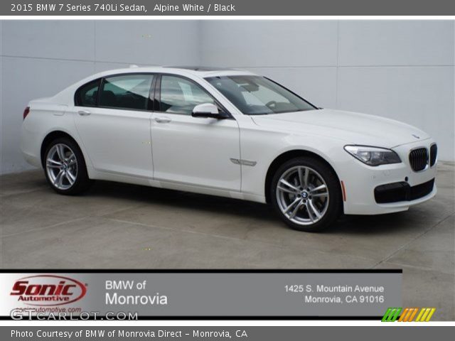 2015 BMW 7 Series 740Li Sedan in Alpine White