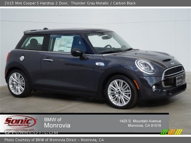 2015 Mini Cooper S Hardtop 2 Door in Thunder Gray Metallic