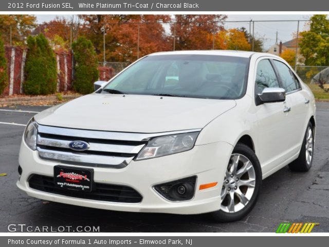 2012 Ford Fusion SEL in White Platinum Tri-Coat