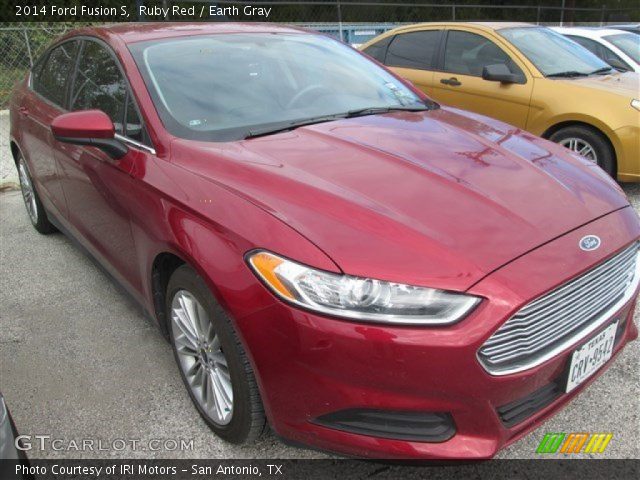 2014 Ford Fusion S in Ruby Red