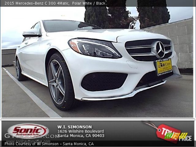 2015 Mercedes-Benz C 300 4Matic in Polar White