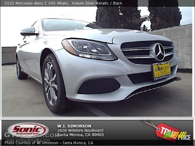 2015 Mercedes-Benz C 300 4Matic in Iridium Silver Metallic