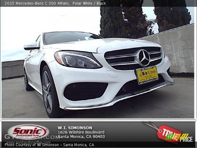 2015 Mercedes-Benz C 300 4Matic in Polar White