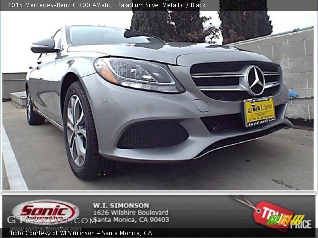 2015 Mercedes-Benz C 300 4Matic in Paladium Silver Metallic