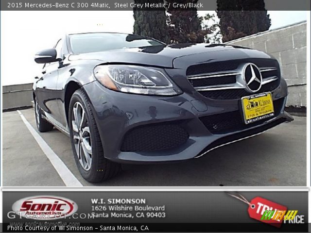 2015 Mercedes-Benz C 300 4Matic in Steel Grey Metallic