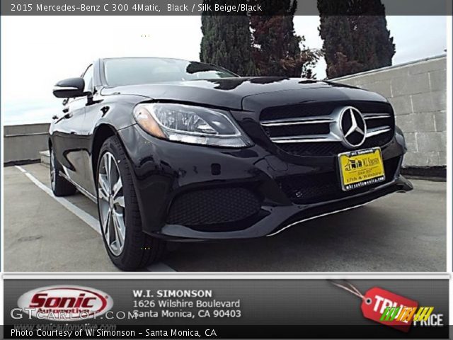 2015 Mercedes-Benz C 300 4Matic in Black