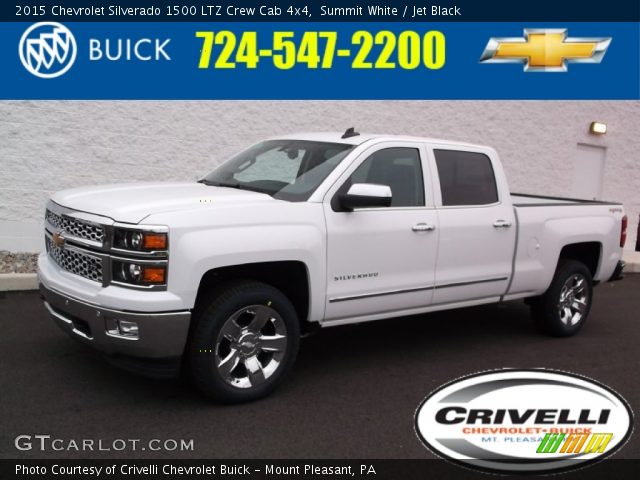 2015 Chevrolet Silverado 1500 LTZ Crew Cab 4x4 in Summit White