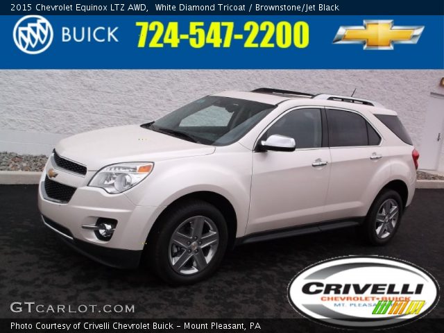 2015 Chevrolet Equinox LTZ AWD in White Diamond Tricoat