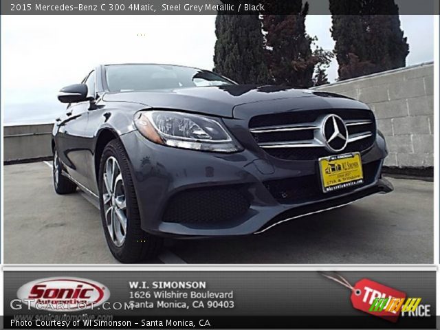 2015 Mercedes-Benz C 300 4Matic in Steel Grey Metallic