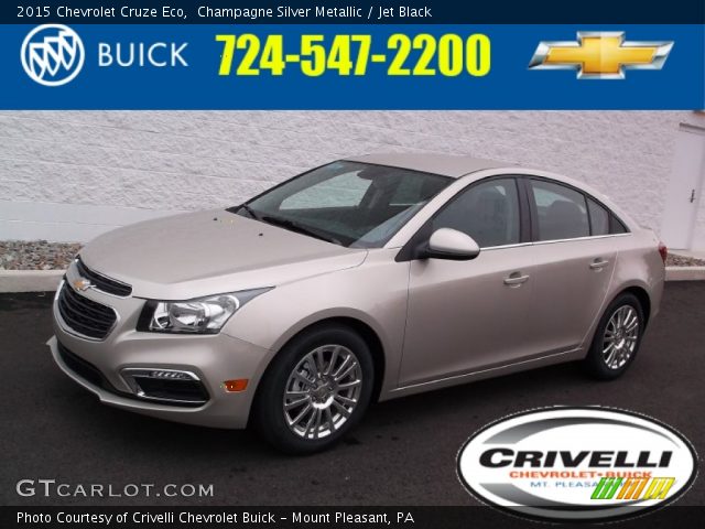 2015 Chevrolet Cruze Eco in Champagne Silver Metallic