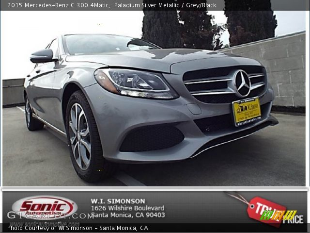 2015 Mercedes-Benz C 300 4Matic in Paladium Silver Metallic