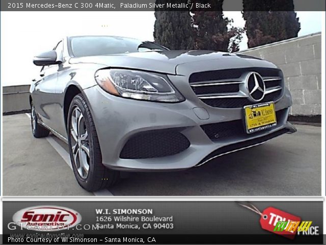 2015 Mercedes-Benz C 300 4Matic in Paladium Silver Metallic