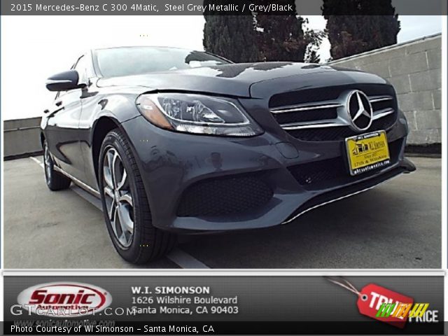 2015 Mercedes-Benz C 300 4Matic in Steel Grey Metallic